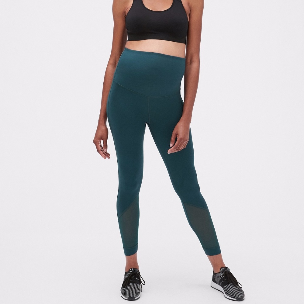 Maternity GapFit Mesh-Spliced 7/8 Legging